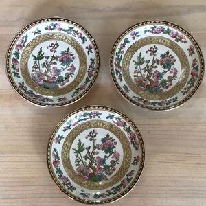 1940s Indian Tree Bowls Soho Pottery Cobridge England Solian Ware Vintag…